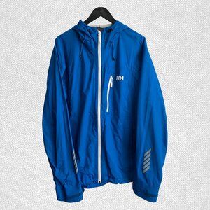 Helly Hansen Men's Waterproof Rain Jacket Blue Size L